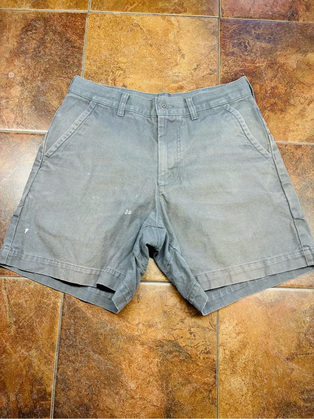 Patagonia Men's Charcoal Flat-Front Shorts